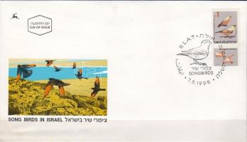 Énekes madár FDC, Singing bird FDC