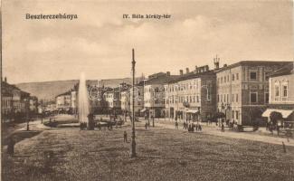 Besztercebánya IV. Béla király tér, Kemei Ignác üzlete / Béla IV square, shop