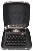 cca 1970 Működőképes Optima Elite írógép eredeti táskájában, jó állapotban / Typewriter