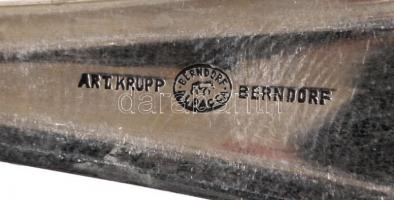 18 db kanál, 7 db villa, 6 db kés, dobozban, jelzettek, 43×20 cm