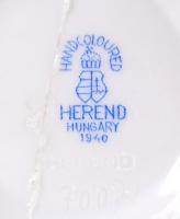 Restaurátor tétel, Zsolnay eozin és virág mintás váza, Herendi Viktória mintás ragasztott váza, m:23...