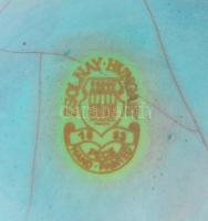 Restaurátor tétel, Zsolnay eozin és virág mintás váza, Herendi Viktória mintás ragasztott váza, m:23...