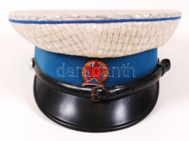 Cca 1980 rendőr sapka vörös csillaggal,  méret: 54