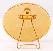 Lenin plakett, műanyag, kitámasztóval, d:10 cm