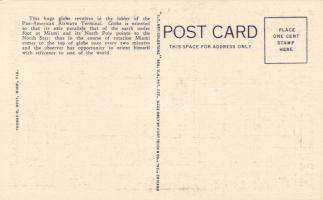 Miami Pan American Airways Terminal, huge globe of the earth