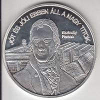 DN. "Nemzetünk nagyjai - Kazinczy Ferenc" Ag emlékérem (10,37g/0.999) T:PP Tanúsítvánnyal!