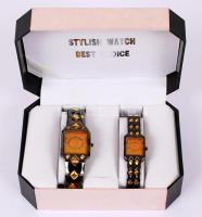 Női és férfi quartz karóra eredeti dobozában