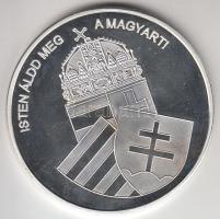 DN. "Nemzetünk nagyjai - Mátyás király" Ag emlékérem (10,37g/0.999) T:PP Tanúsítvánnyal!