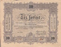 1848. 10Ft "Kossuth bankó" T:III-