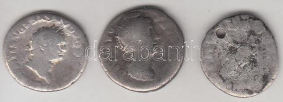 Római Császárság DN. Denar Ag 3db klf T:3-,4