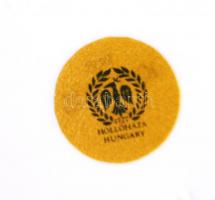 Hollóházi biszkvit váza, jelzett, hibátlan, m:26 cm