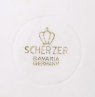 Scherzer Bavaria biszkvit váza, jelzett, hibátlan, koszos, m:21 cm