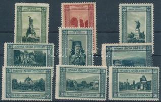 1930 Magyar Iskola Egyesület, nevezetességek 9 db levélzáró