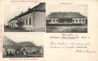 Tőketerebes a Bodrog Vízszabályozó Társulat háza, jószágigazgatói lak, szövetkezet / Bodrog water control house, managing home, cooperative