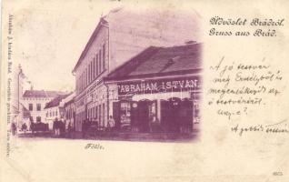 Brád Fő tér, Ábrahám István üzlete / Main square, shop (wet damage)