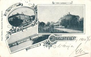 Barcs Barcstelep Fő utca, Breuer ház, floral