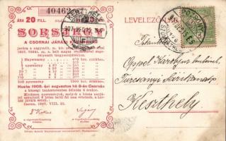 Rábaközi folklór, hátoldalon jótékonysági sorsjegy, Divald /  Hungarian folklore, Rábaköz, charity l...