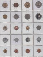 20db pénzérme klf országok érméiből, Fidzsi, Botswana, Haiti, Gambia stb. T:UNC,PP,2
20 pieces of co...