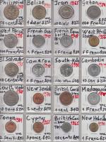 20db pénzérme klf országok érméiből, Irán, Gabon, El Salvador, Tonga stb. T:UNC,PP,2 20 pieces of coins of different countries such as Iran, Gabon, El Salvador, Tonga etc. C:UNC,PP,XF