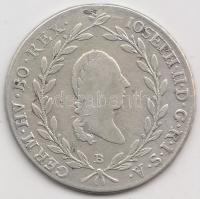 Ausztria/magyar verdejel 1788B 20Kr Ag "II. József" T:2-/3