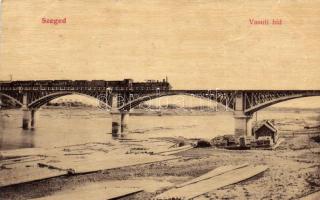 Szeged, vasúti híd (ázott / wet damage)