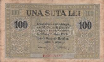 Románia / Német megszállás 1917. 2L + 100L T:III-
Romania / German Occupation 1917. 2 Lei + 100 Lei ...