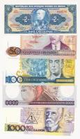 Brazília 8db klf modern bankjegy T:I,I- Brazil 8pcs of different banknotes C:UNC,AU