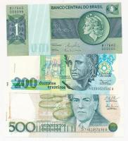 Brazília 8db klf modern bankjegy T:I,I-
Brazil 8pcs of different banknotes C:UNC,AU