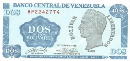 Venezuela/Chile/Costa Rica/Brazília 7db klf modern bankjegy T:I
Venezuela/Chile/Costa Rica/Brazil 7p...