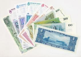 Argentína/Brazília 10db klf modern bankjegy T:I
Argentina/Brazil 10pcs of different banknotes C:UNC