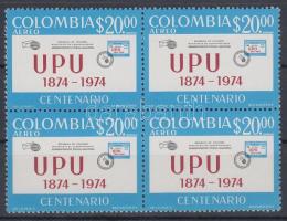 100 éves az UPU négyestömb, Centenary of the UPU block of 4