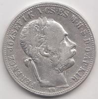 1889KB 1Ft Ag "Barokk címer" T:3