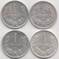 1927-1939. 1P Ag (4x) T:2