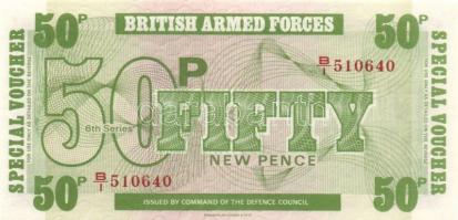 Nagy Britannia / Katonai kiadás 5p + 10p + 50p + 1Ł T:I
Great Britain / British Armed Forces 5 pence...