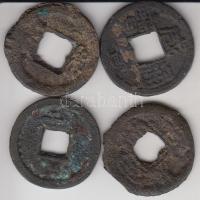 Kína Császárság / Ching Dinasztia / Wen Tsung 1851-1861. 1B "Hsien Feng" (4x) T:3,3-
China...