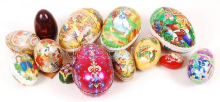 Fém, fa, papír, kerámia, klf méretű tojások