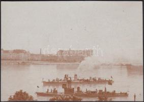 1919 Őrnaszádok a Dunán, 7x10cm