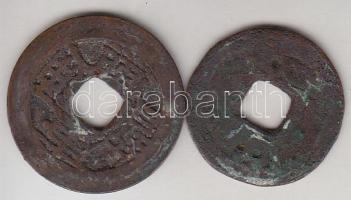 Kína Császárság / Ching Dinasztia / Sheng Tsu 1662-1722. 1B "Kang-Hsi" (2x) T:3,3-
China E...