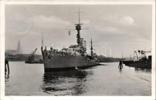 SMS Kreuzer Emden in Lübeck port (EB)