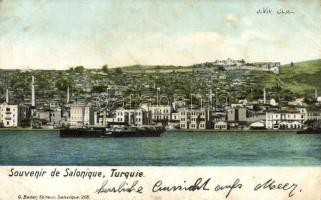 Thessaloniki; under Ottoman rule: "Souvenir of Thessaloniki, Turkey" (small tear)