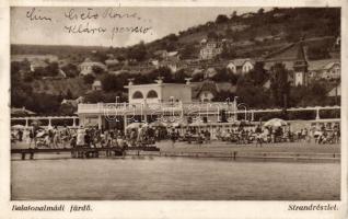 Balatonalmádi-fürdő, strand