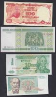 7db klf modern bankjegy vegyesen T:I 7pcs of different mixed modern banknotes C:Unc