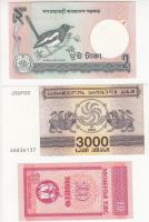 8db klf modern bankjegy vegyesen T:I
8pcs of different mixed modern banknotes C:Unc