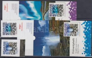 Europe CEPT Visit to Iceland self-adhesive set + 2 stamp-booklets, Europa CEPT Látogasson Izlandra öntapadós sor + 2 bélyegfüzet