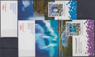 Europe CEPT Visit to Island 2 self-adhesive stamp-booklet BD, Europa CEPT Látogasson Izlandra 2 öntapadós bélyegfüzet BD