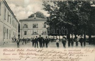 1899 Felsőlövő, Oberschützen; Evangélikus tanintézetek / Evangelical schools