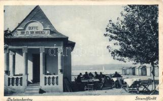 Balatonberény, strandfürdő, büfé (EB)