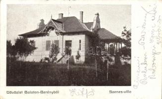 Balatonberény, Szenes villa