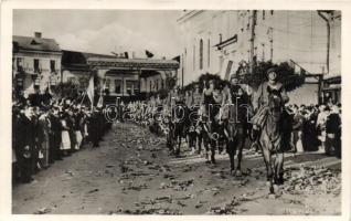 Marosvásárhely bevonulás / entry of the Hungarian troops, Vissza So.Stpl