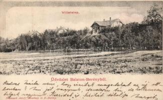 Balatonberény, villatelep